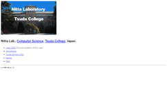 Desktop Screenshot of nw.tsuda.ac.jp