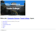 Tablet Screenshot of nw.tsuda.ac.jp